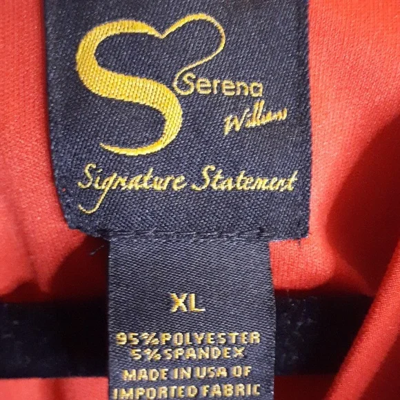 LIKE NEW Serena Williams Red Sleeveless Cocktail Evening Midi Dress Size XL - Picture 4 of 6